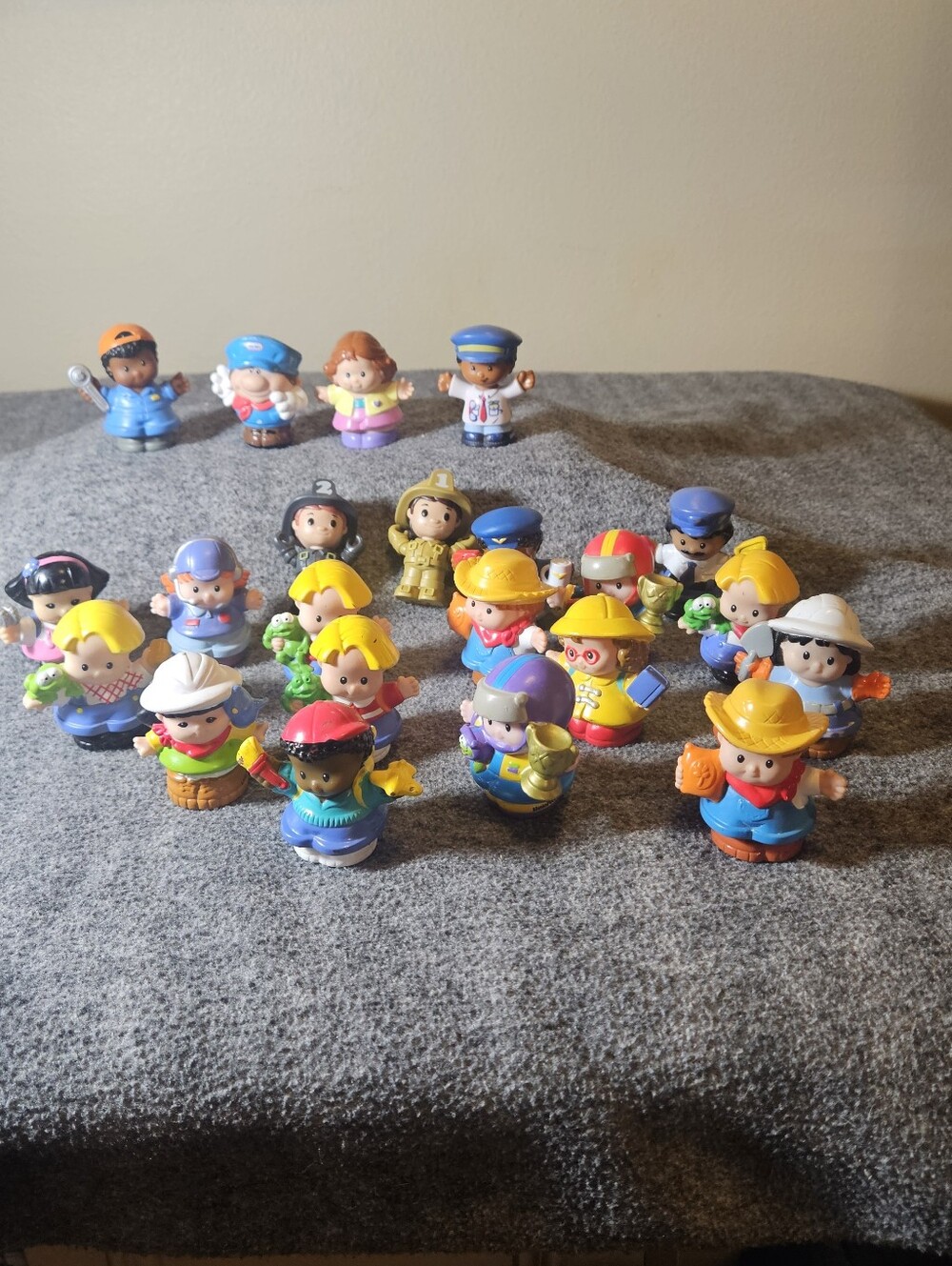 Fisher-Price Little People Multicolor Community Figures.  Over 20 characters-